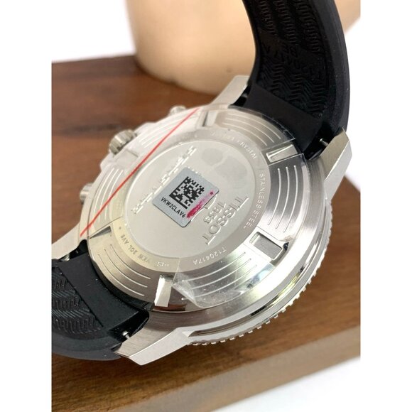 Tissot Men's Watch Seastar Chronograph Swiss Quartz Black Blue T1204171704100 - Picture 7 of 15